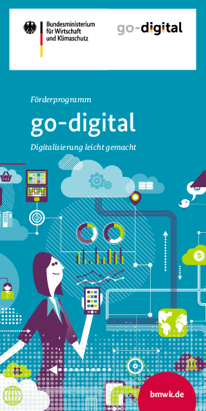 go-digital - Förderprogramm für App Entwicklung: Flyer